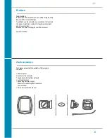 Preview for 2 page of VDO Cyclecomputing M6 User Manual