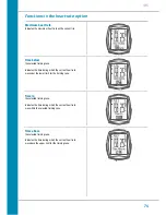 Preview for 74 page of VDO Cyclecomputing M6 User Manual