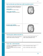 Preview for 78 page of VDO Cyclecomputing M6 User Manual