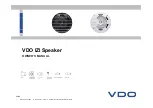 VDO 2801102001301 Owner'S Manual предпросмотр