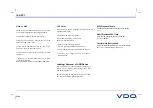 Предварительный просмотр 5 страницы VDO 2801102001301 Owner'S Manual