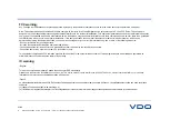 Предварительный просмотр 11 страницы VDO 2801102001301 Owner'S Manual