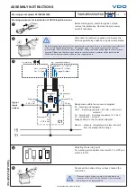 Preview for 2 page of VDO 2910002025200 Assembly Instructions
