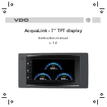 Предварительный просмотр 1 страницы VDO AcquaLink A2C59501997 Instruction Manual