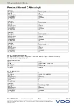 Предварительный просмотр 134 страницы VDO CANcockpit Series Product Manual