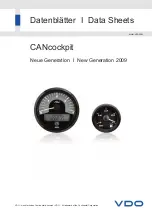 Предварительный просмотр 152 страницы VDO CANcockpit Series Product Manual