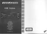 Preview for 1 page of VDO CD 1204 - Manual