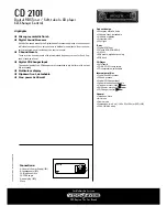 Preview for 2 page of VDO CD 2101 Datasheet