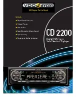 VDO CD 2200 Datasheet preview