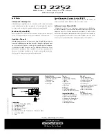 Preview for 2 page of VDO CD 2252 Datasheet