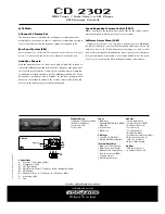 Preview for 2 page of VDO CD 2302 Datasheet