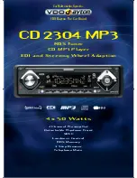 VDO CD 2304 MP3 Datasheet preview