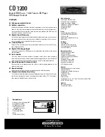 Preview for 2 page of VDO CD 3200 Datasheet