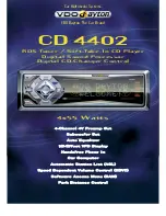 Предварительный просмотр 1 страницы VDO CD 4402 - Datasheet