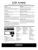 Preview for 2 page of VDO CD 4402 - Datasheet