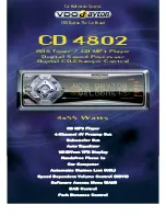 Предварительный просмотр 1 страницы VDO CD 4802 Datasheet