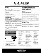 Предварительный просмотр 2 страницы VDO CD 4802 Datasheet