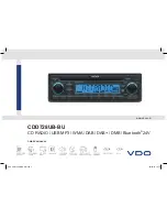 Preview for 1 page of VDO CDD728UB-BU Owner'S Manual