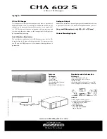 Предварительный просмотр 2 страницы VDO CHA 602 S Datasheet