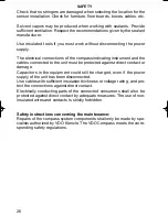 Предварительный просмотр 7 страницы VDO COMPASS Manual