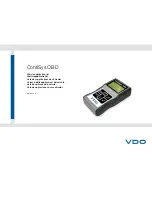 Preview for 1 page of VDO CONTISYS OBD - APPLICATION LIST V2.0 Manual