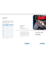 Preview for 1 page of VDO CONTISYS OBD - Brochure