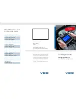 Preview for 1 page of VDO CONTISYS SCAN Brochure