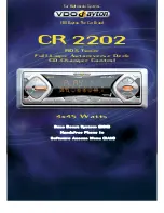 VDO CR 2202 Datasheet preview