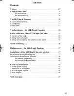 Preview for 2 page of VDO DEPTH SOUNDER Manual