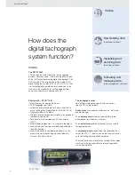 Preview for 4 page of VDO DIGITAL TACHOGRAPHS - Manuallines