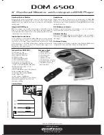 Preview for 2 page of VDO DOM 6500 Specification Sheet