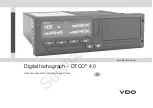 VDO DTCO 4.0 Instruction Manual preview