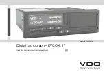 Предварительный просмотр 1 страницы VDO DTCO 4.1 Instruction Manual