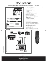 Preview for 2 page of VDO DV 6200 Specifications