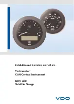 VDO Easy Link Installation And Operating Instructions Manual preview