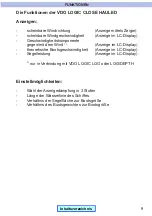 Preview for 10 page of VDO Logic Close Hauled Installation And Operating Instructions Manual