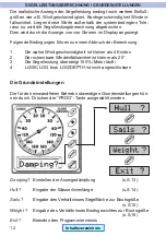 Preview for 13 page of VDO Logic Close Hauled Installation And Operating Instructions Manual