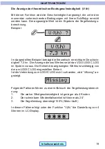 Preview for 20 page of VDO Logic Close Hauled Installation And Operating Instructions Manual