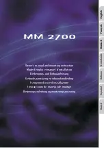 Preview for 1 page of VDO MM 2700 Owner'S Manual