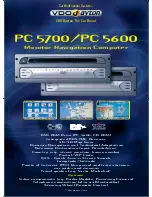 VDO Monitor Navigation Computer PC 5600 Specifications preview