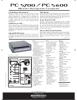 Preview for 2 page of VDO Monitor Navigation Computer PC 5600 Specifications