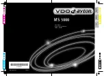 VDO MS 3000 - USE Owner'S Manual предпросмотр