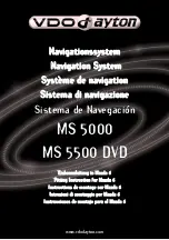 Preview for 1 page of VDO MS 5000 - Fitting Instruction