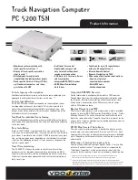 VDO PC 5200  - Product Information preview