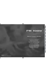 Предварительный просмотр 1 страницы VDO PN 1000 - Manual