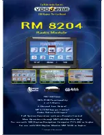 VDO Radio Module RM 8204 Specifications preview