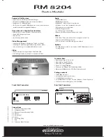 Preview for 2 page of VDO Radio Module RM 8204 Specifications