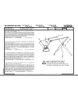 Предварительный просмотр 6 страницы VDO RUDDER ANGLE INDICATOR Installation Instructions Manual