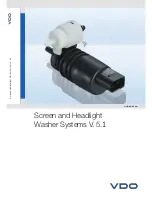 Preview for 1 page of VDO SCREEN AND HEADLIGHT WASHER SYSTEMS V5.1 - Brochure