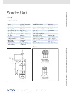 Preview for 2 page of VDO SENDER UNIT 2159-0 Datasheet